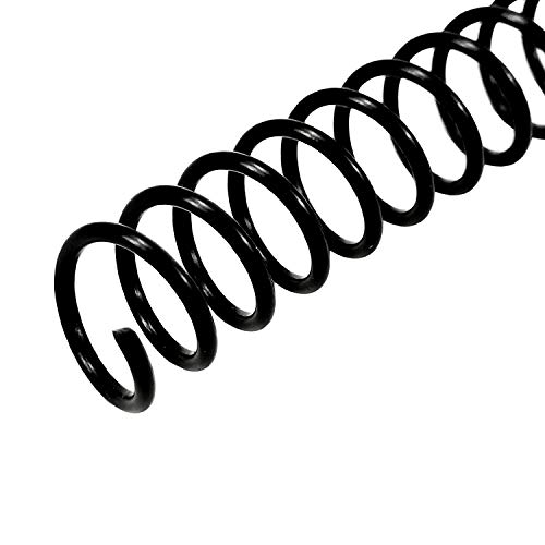 RAYSON Bindespirale, 50 Blatt, 9,5 mm, 4:1 Teilung, Schwarz, A4, 100 Stück von Rayson