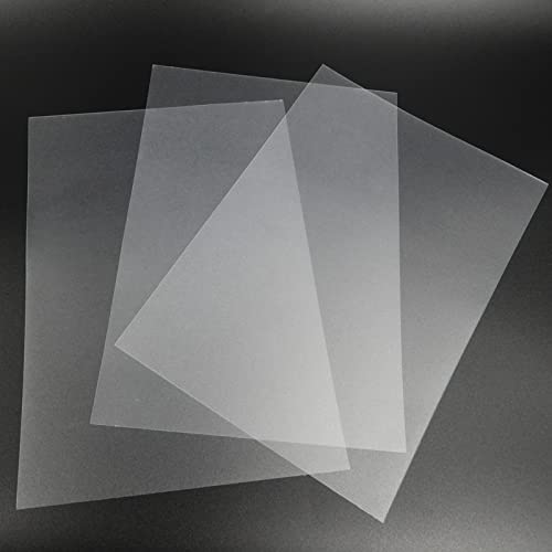 RAYSON Polypropylen Einbanddeckel, 0,25 mm, PP-Kunststoff Dicker Umschlag, Matt, A4, 50 Stück von Rayson