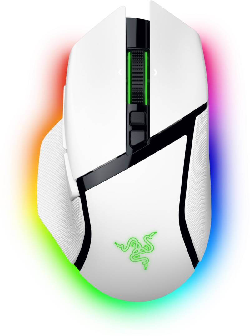 Basilisk V3 Pro 35K Kabellose Gaming Maus weiß von Razer