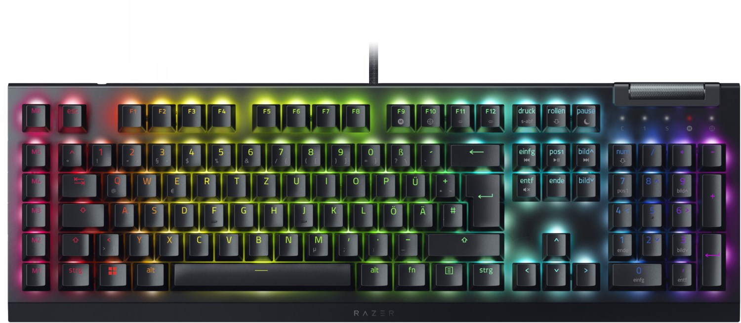 BlackWidow V4 X (DE) Green Switch Gaming Tastatur von Razer