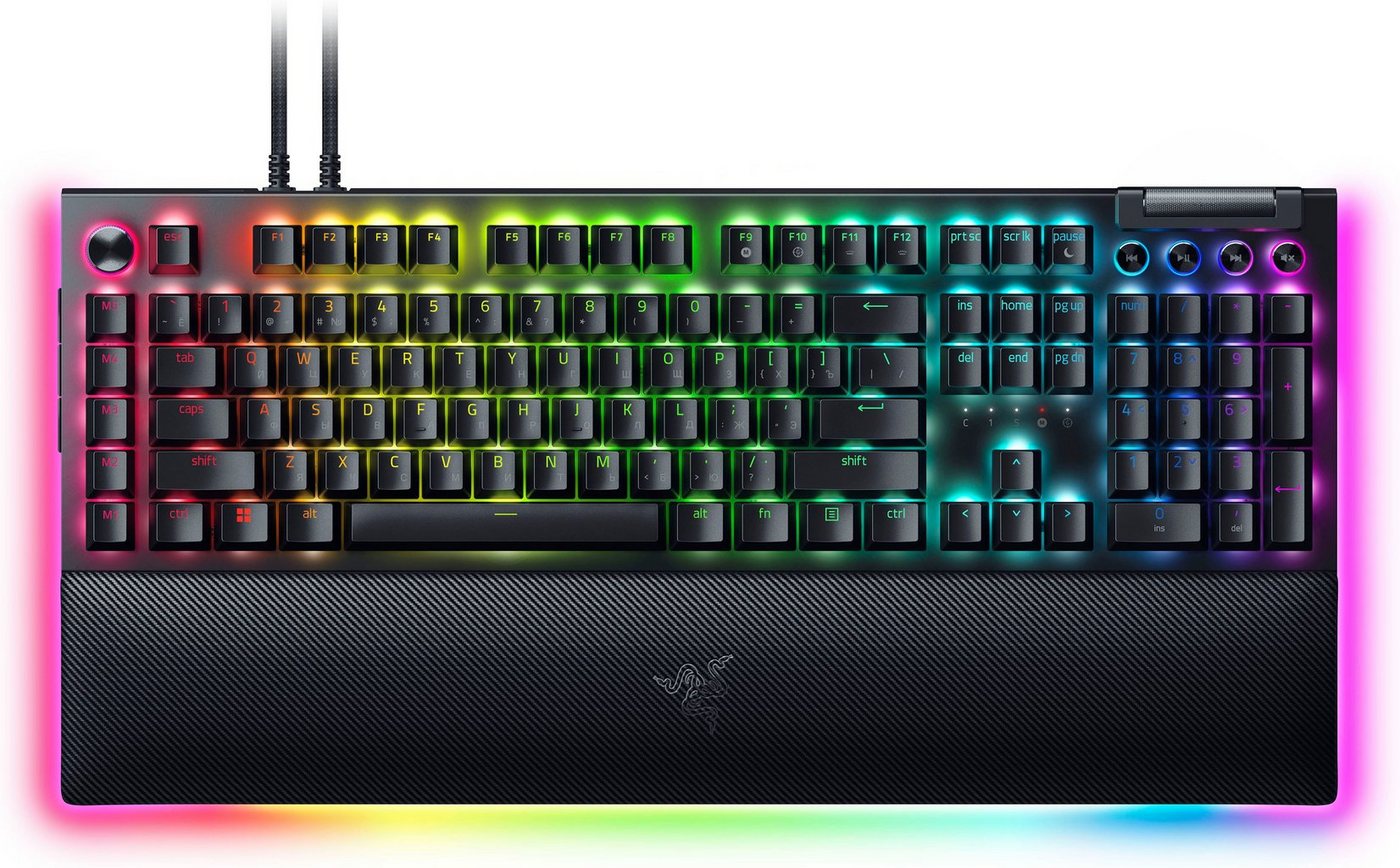 RAZER BlackWidow V4 Pro Green Switch Gaming-Tastatur von Razer