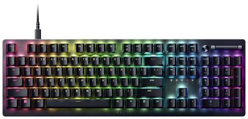 RAZER DeathStalker V2 USB Gaming-Tastatur Deutsch, QWERTZ Schwarz Abnehmbares Kabel, Beleuchtet, Int von Razer