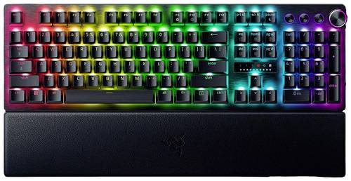 RAZER Huntsman V3 Pro Kabelgebunden Gaming-Tastatur Deutsch, QWERTZ Schwarz Beleuchtet, Handballenau von Razer