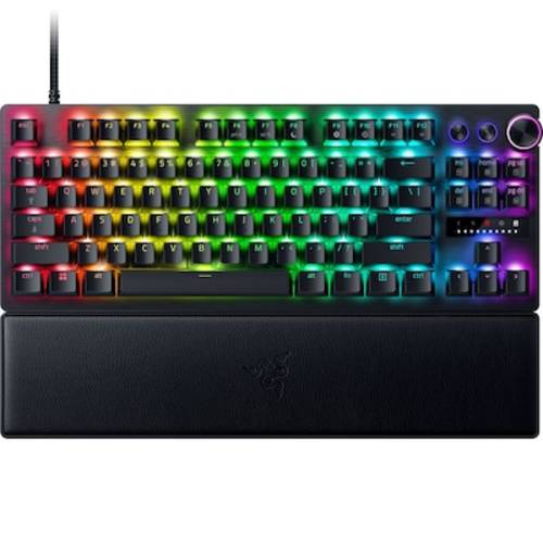 RAZER Huntsman V3 Pro Tenkeyless Kabelgebunden Gaming-Tastatur Deutsch, QWERTZ Schwarz Beleuchtet, H von Razer