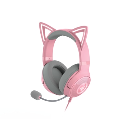 RAZER Kraken Kitty V2 Kabelgebundenes RGB Headset - Quartz von Razer