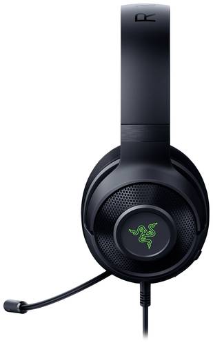 RAZER Kraken V3 X Gaming Over Ear Headset kabelgebunden Virtual Surround Schwarz Headset, Lautstärk von Razer