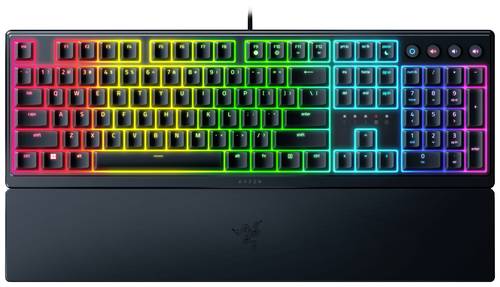 RAZER Ornata V3 Kabelgebunden Gaming-Tastatur Deutsch, QWERTZ Schwarz Beleuchtet, Handballenauflage, von Razer