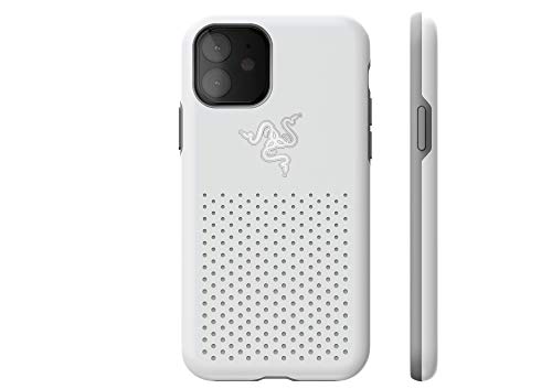Razer Arctech Pro THS Edition Schutzhülle für iPhone 11 Pro, Thermaphene und Lüftungsschlitze, kabelloses Aufladen, Drop-Test Zertifiziert bis zu 3 m, Mercury White von Razer
