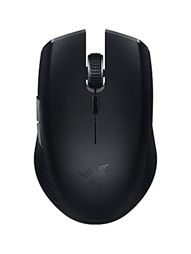 Razer Atheris - Kabellose Gaming und Office Maus (280 Stunden Batterie-Laufzeit für wireless Arbeiten, optischer Sensor, Adaptive Frequenz-Technologie, duale Verbindung) Schwarz von Razer