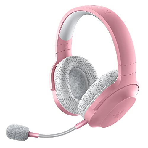 Razer Barracuda X - Kabelloses Multiplattform-Gaming- und Mobil-Headset (Kabellose USB-C-Multiplattform-Konnektivität, 250 g Ergonomisches Design, 40-mm-Treiber, 20 Stunden Akkulaufzeit) Quartz Pink von Razer