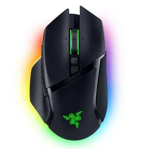 Razer Basilisk V3 Pro - Anpassbare kabellose Gaming-Maus HyperScroll Tilt Wheel (Focus Pro 30K Optischer Sensor, 13-Zonen Chroma-Beleuchtung, 10+1 Programmierbare Tasten) Schwarz von Razer