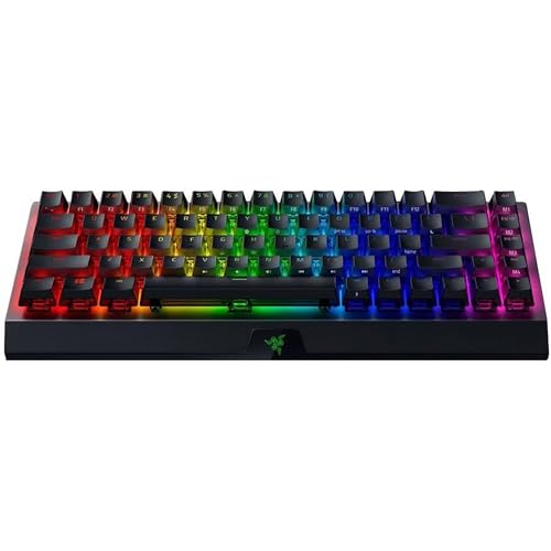 Razer BlackWidow V3 Mini HyperSpeed (Yellow Switch) - Kabellose 65% Mechanische Gaming Tastatur (Geräuschlose Mechanische Switches, Bluetooth, USB-C) QWERTY US-Layout | Phantom Ed. von Razer