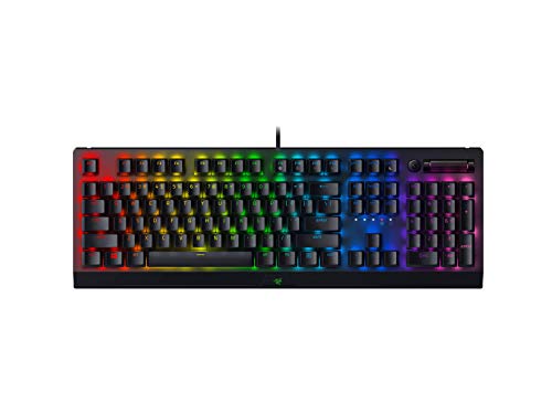 Razer BlackWidow V4X Mechanische Gaming-Tastatur Chroma RGB, Mechanische Switches, 6 dedizierte Makro-Tasten, Doppelspritzguss-ABS-Tasten, IT-Layout, von Razer
