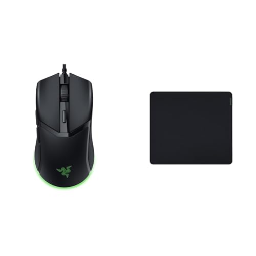 Razer Cobra - Leichte kabelgebundene Gaming-Maus mit Chroma RGB & Gigantus V2 Large - Weiches Gaming-Mauspad von Razer
