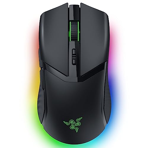 Razer Cobra Pro - Individuell anpassbare kabellose Gaming-Maus Chroma RGB (10 Anpassbare Tasten, Chroma-Beleuchtung mit 11 Zonen, Optischer Focus Pro Sensor mit 30K) Schwarz von Razer