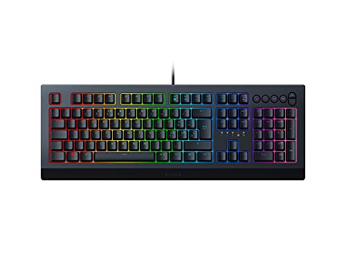 Razer Cynosa V2 – Membran-Gaming-Tastatur (Tastatur mit Soft-Tasten, Multimedia-Tasten, Kabelmanagement, programmierbar, RGB-Beleuchtung) IT-Layout, Schwarz von Razer