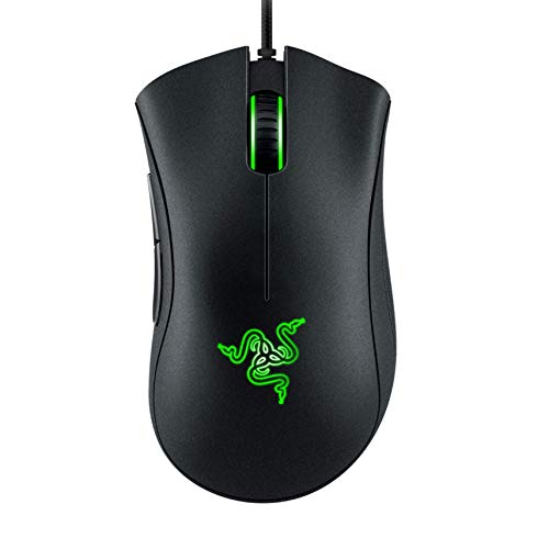 Razer DeathAdder Essential (2021) - Kabelgebundene Gaming-Maus mit Optischem Sensor mit 6400 DPI (5 programmierbare Tasten, Ergonomischer Formfaktor, 10 Millionen Klicks Lebensdauer) Schwarz von Razer