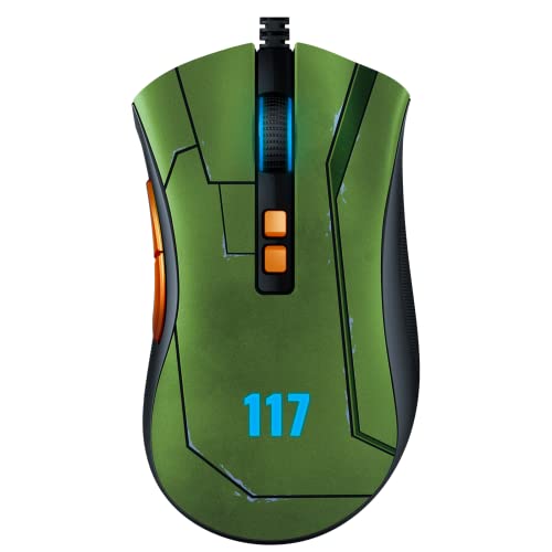 Razer DeathAdder V2 Gaming-Maus: 20K DPI optischer Sensor - schnellster Gaming-Mausschalter - Chroma RGB Beleuchtung - 8 programmierbare Tasten - ergonomische Form - Halo Infinite Edition von Razer