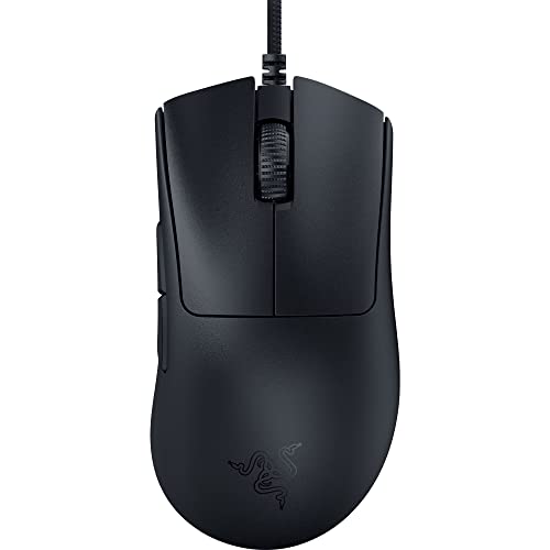 Razer DeathAdder V3 - Ergonomische Esports Maus (59g leichtes Design, Form, 30K optischer Sensor, optische Mausschalter Gen-3, 8000Hz HyperPolling Technologie, Speedflex Kabel) Schwarz von Razer