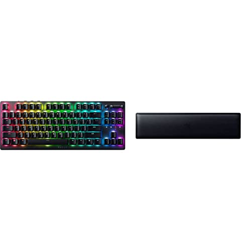 Razer DeathStalker V2 Pro TKL - Kabellose optische Low-Profile-Gaming-Tastatur DE Layout|Schwarz & Wrist Rest for TKL RC21-01710100-R3M1 von Razer