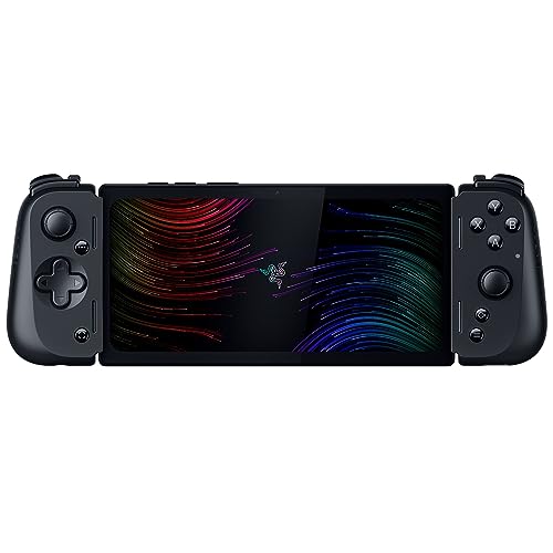 Razer Edge - Android-Gaming-Handheld mit Kishi V2 Pro Controller (Snapdragon G3X Gen1, 6,8 Zoll großer AMOLED FHD+ Touchscreen mit 144Hz, HyperSense-Haptik, PC, Xbox und Cloud-Gaming) Schwarz von Razer