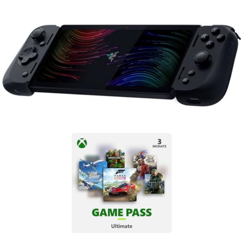 Razer Edge Android Gaming Handheld with Kishi V2 Pro Controller + Xbox Game Pass Ultimate | 3 Monate Mitgliedschaft | Xbox One/Win 10/11 PC - Download Code von Razer