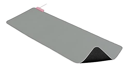 Razer Goliathus Extended Chroma Quartz - Extra große weiche XXL Gaming Maus-Matte mit RGB Beleuchtung (Kabelhalterung, Stoff-Oberfläche,Gesteppter Rand, Optimiert für alle Mäuse) Quartz/Pink von Razer