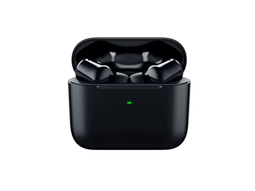 Razer Hammerhead True Wireless (2nd Gen) - Kabellose Earbuds (In-Ear Ohrhörer, Chroma RGB Beleuchtung, aktive Rauschunterdrückung ANC, ultra-niedrige Latenzen, Lade-Etui) Schwarz von Razer