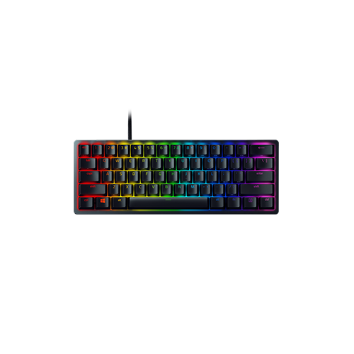 Razer Huntsman Mini 60% Gaming Keyboard - Linear Optical Switch - Doubleshot PBT Keycaps - Chroma RGB Lighting - UK Layout - Black Razer Huntsman Mini 60% Gaming Keyboard - Linear Optical Switch - Doubleshot PBT Keycaps - Chroma RGB Lighting - UK Layout - Black von Razer