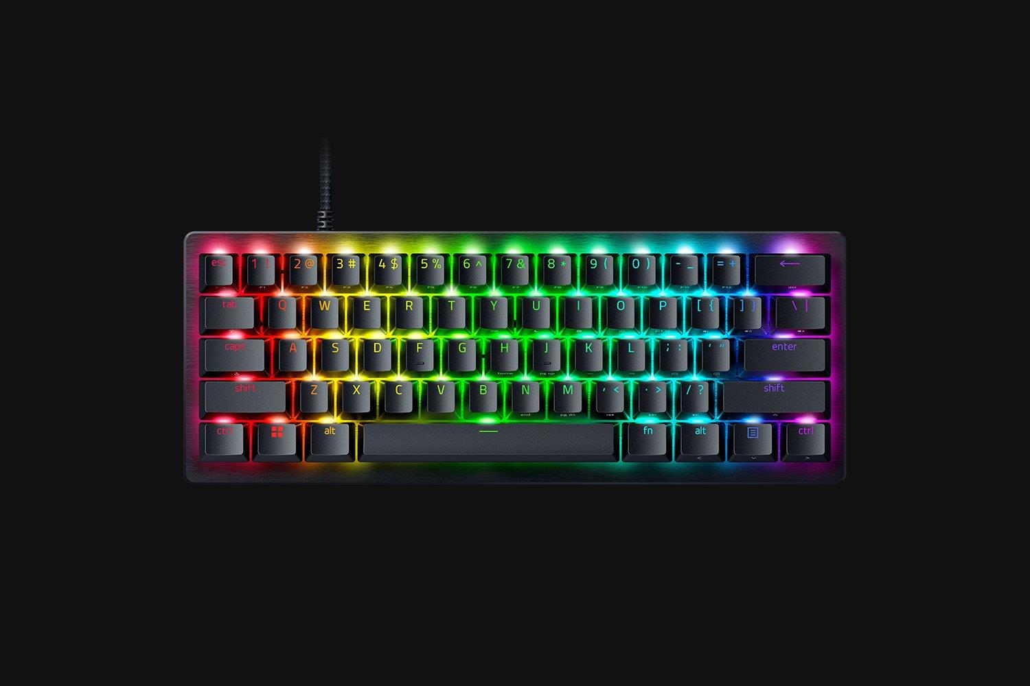 Razer Huntsman V3 Pro Mini Tastatur USB QWERTZ Deutsch Schwarz (RZ03-04990400-R3G1) von Razer