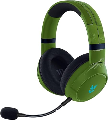 Razer Kaira Pro (Halo Infinite Edition) - Kabellose Gaming Kopfhörer für Xbox Series X / S + Xbox One + PC und Smartphone (Wireless Headset, Bluetooth, 50-mm-Treiber) Grün von Razer
