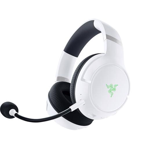 Razer Kaira Pro für Xbox - Kabelloses Headset für Xbox Series X und Mobiles Xbox-Gaming (TriForce Titanium 50mm Treiber, HyperClear Supercardioid Mikrofon, Dediziertes Mikrofon) Mercury Weiß von Razer