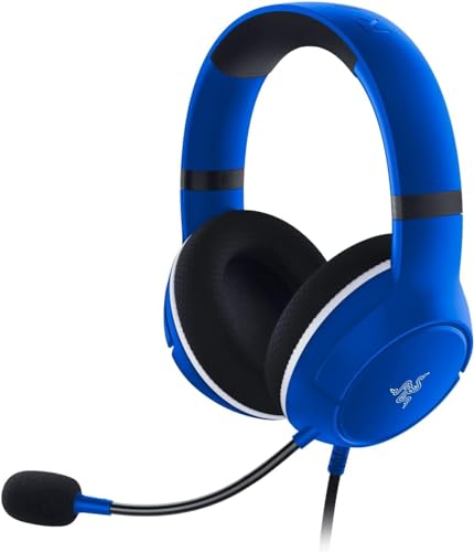 Razer Kaira X - Kabelgebundene Gaming Kopfhörer für Xbox Series X|S (TriForce 50-mm-Treiber, HyperClear Kardioiden-Mikrofon, Integrierte Bedienelemente, Plattformübergreifende Kompatibilität) Blau von Razer