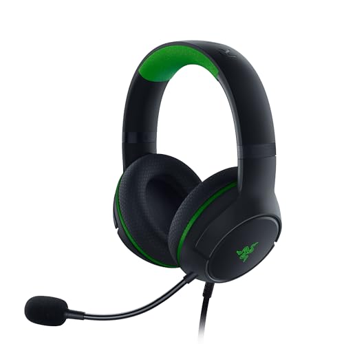 Razer Kaira X - Kabelgebundene Gaming Kopfhörer für Xbox Series X|S (TriForce 50-mm-Treiber, HyperClear-Mikrofon, 3,5-mm-Klinke, Plattformübergreifende Kompatibilität) Schwarz von Razer