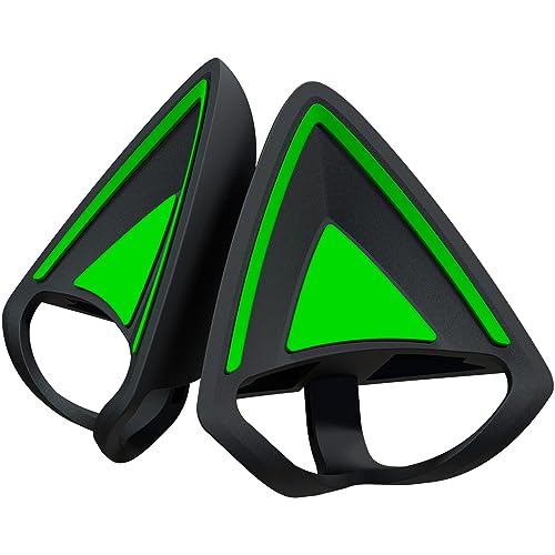 Razer Kitty Ears V2 - Universal Fit Clip-on Kitty Ears for Headsets (Clip-on Kitty Ears, Versatile, Adjustable Straps, 26g Lightweight Premium Silicone) Schwarz von Razer