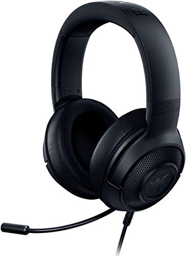 Razer Kraken X Lite Ultraleichtes Gaming-Headset: 7.1 Surround Sound – Leichter Aluminiumrahmen – biegbares Nierenmikrofon – für PC, PS4, PS5, Switch, Xbox One, Xbox Series X & S, Mobile – Schwarz von Razer