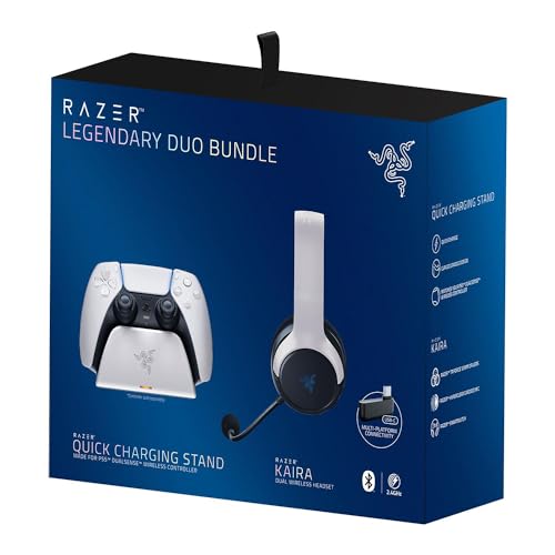 Razer Legendary Bundle Kaira Wireless Headset und PS5 Dualsense Ladestation RZ82-03980100-B3M1 von Razer