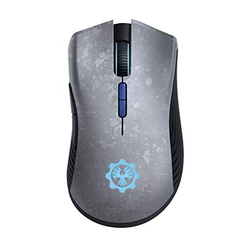 Razer Mamba Wireless (Gears of War 5) - Kabellose Gaming Maus für bis zu 50 Stunden Akku für PC / Mac (Optischer 5G-Sensor, mechanische Maus-Switches, 7 programmierbare Tasten) Schwarz von Razer
