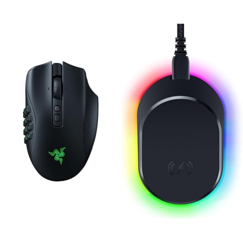 Razer Naga V2 Pro - Kabellose MMO-Gaming-Maus Schwarz von Razer