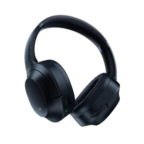 Razer Opus - Kabellose Kopfhörer mit aktiver Geräuschunterdrückung ANC (THX-Audio-Tuning, 25 Std. Akku, Bluetooth 5.0, 3,5-mm-Klinkenstecker-kompatibel, automatische Wiedergabe) Schwarz von Razer