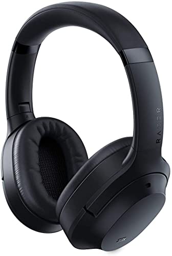 Razer Opus - Kabelloser Kopfhörer mit THX-Zertifikat und aktiver Rauschunterdrückung ANC (Wireless Headset, Bluetooth, bis 40 Stunden Akku, Mikrofon, Umgebungsmodus) Schwarz von Razer