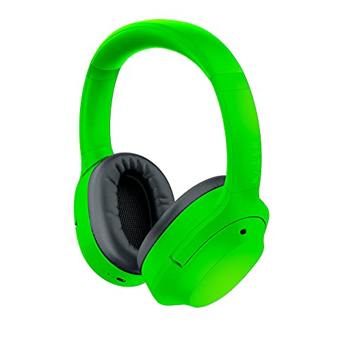 Razer Opus X (Green) - Kabellose Kopfhörer mit niedrigen Latenzen und ANC-Technologie (Wireless Headset, Bluetooth 5.0, bis 40 Stunden Akku, Mikrofon, Umgebungsmodus) Grün von Razer