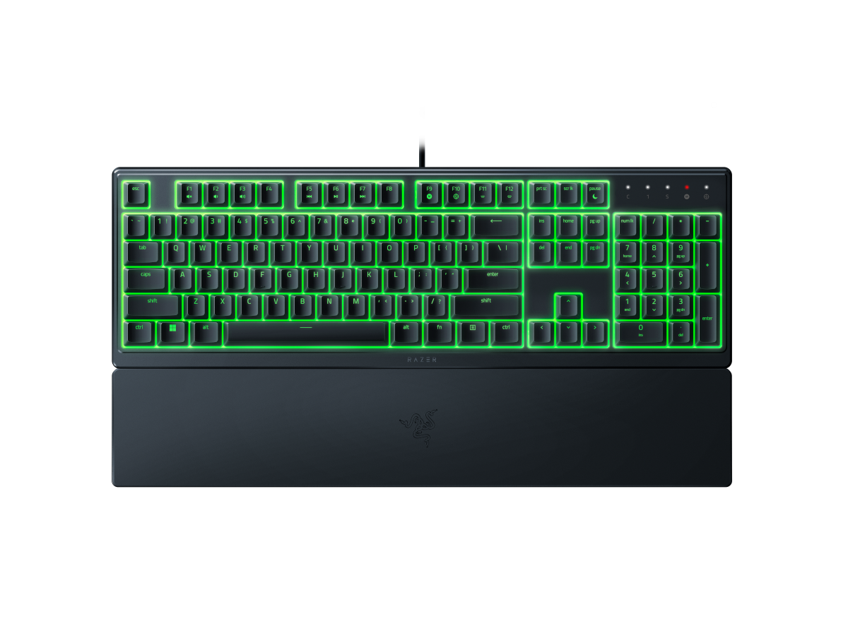 Razer Ornata V3 X - Tastatur - low profile - Hintergrundbeleuchtung - USB - QWERTZ - Deutsch (RZ03-04470400-R3G1) von Razer