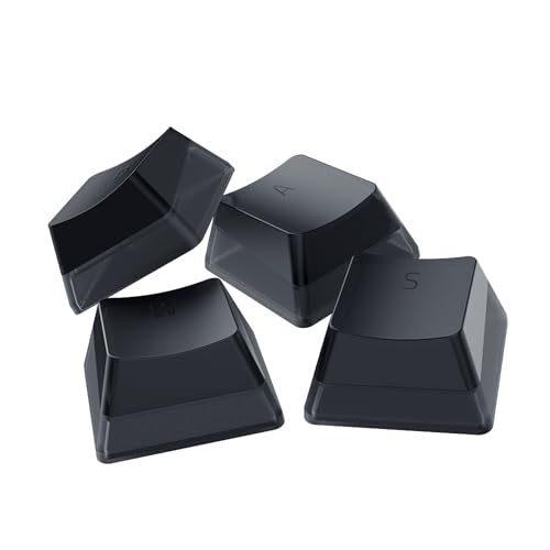 Razer Phantom Tastenkappen-Upgrade-Set - Fast unsichtbares Pudding-Design für durchscheinende RGB-Beleuchtung (128 Tasten, Tastenentferner, Stabilisatoren) Schwarz, US- & UK-Layout von Razer