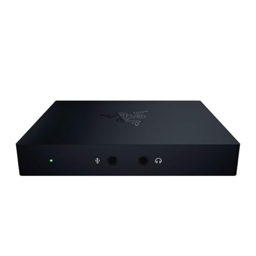 Razer Ripsaw HD - Game Capture Card für Profi-Streaming (Full-HD 1080p Aufzeichnungskarte, 60 FPS, 4K 60 FPS Passthrough, Audio Mixer, HDMI 2.0, USB 3.0, Mikrofon- und Kopfhörer-Anschluss) Schwarz von Razer