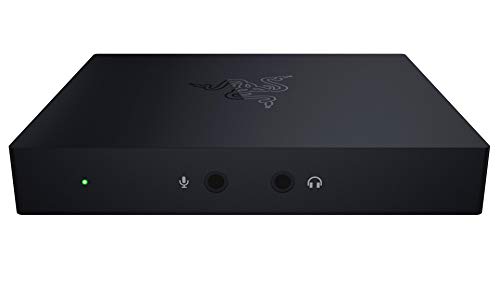 Razer Ripsaw HD - Game Capture Card für Profi-Streaming (Full-HD 1080p Aufzeichnungskarte, 60 FPS, 4K 60 FPS Passthrough, Audio Mixer, HDMI 2.0, USB 3.0, Mikrofon- und Kopfhörer-Anschluss) Schwarz von Razer