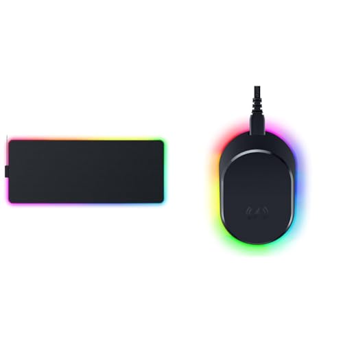 Razer Strider Chroma - Hybrid-Gaming-Mauspad Chroma RGB & Mouse Dock Pro & Charging Puck von Razer