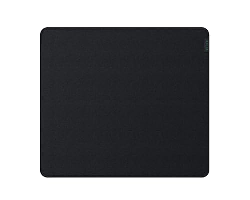 Razer Strider - Hybrid-Mauspad mit weicher Unterseite und Oberseite für sanfte Swipes (optimiert für optische Maussensoren, rutschfest) Groß, Schwarz von Razer