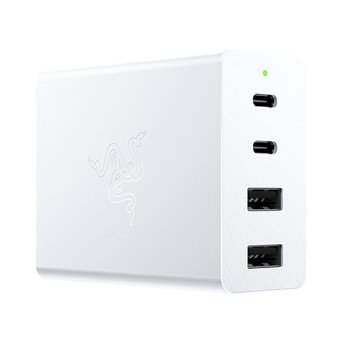 Razer USB-C 130W GaN Charger - Featuring two USB-C and two USB-A ports - Compact power - Compact form factor - Charge up to 4 devices von Razer