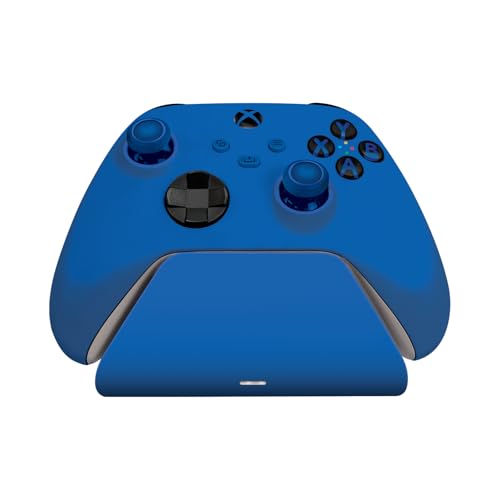 Razer Universelle Schnellladestation - Schnellladegerät für Xbox-Controller (Universelle Kompatibilität, Magnetkontaktsystem, Passend zu jedem Xbox-Controller) Shock Blue von Razer